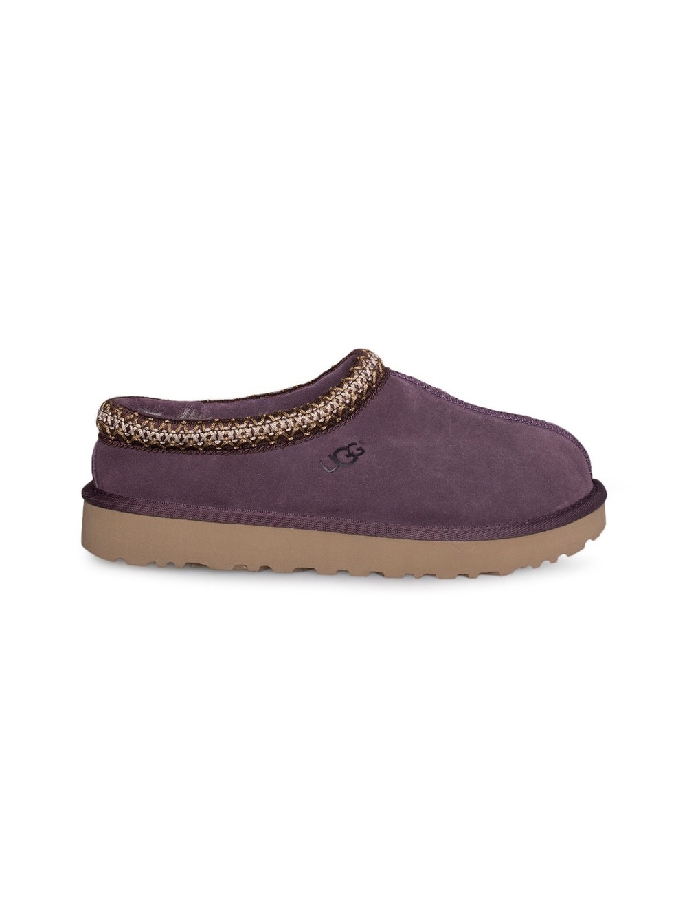 UGG Tasman Port Purple Suede Shearling Slippers Women’s Size 7 EU 38 Cozy Clogs